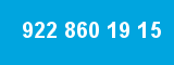 922 860 19 15 922 860 19 15